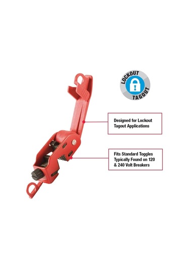 Master Lock 493b Kırmızı Elektrik Kutusu Devre Kesici Kilitleme,