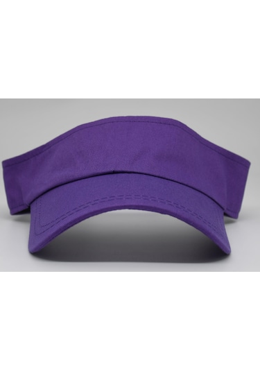 Uv Koruyuculu Unisex Siperlikli Mor Tenisci Şapka Mor