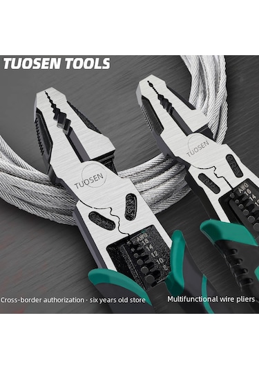 Hangfox Endüstriyel Çelik Çok İşlevli Panço: 8/9 İnç, Kesme-eğme, Dar Mekan Erişimi, Ergonomik Kollu 0.28kg