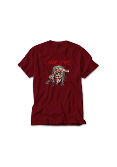 Cannibal Corpse Eyes Kırmızı Tişört Kırmızı