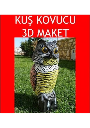 Kuş Kovucu Maket Kuş Kovar Kuş Önleyici 3D Maket Kovar