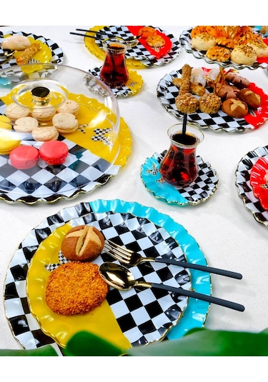 Glore 28 Parça Audra Çay Seti 69703 Çok renkli