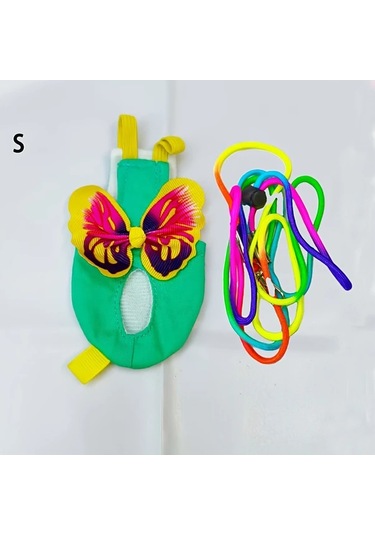 Willowhaven Sarı, S Kuş Uçuş Tulumu Bebek Bezi Yıkanabilir Ayarlanabilir Papağan Giyimi