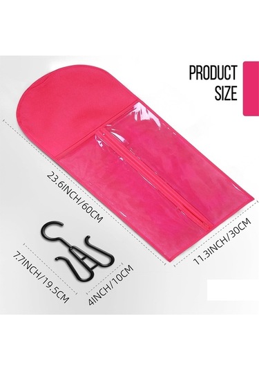 Ulzyvf Uzantısı Set Saç Kırmızısı Gül Diğer Çantası, Çanta, Asma 3'lü Du Diğer