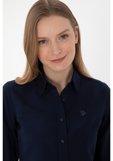 U.s. Polo Assn. Kadın Lacivert Gömlek Basic 50307726-vr033 Lacivert