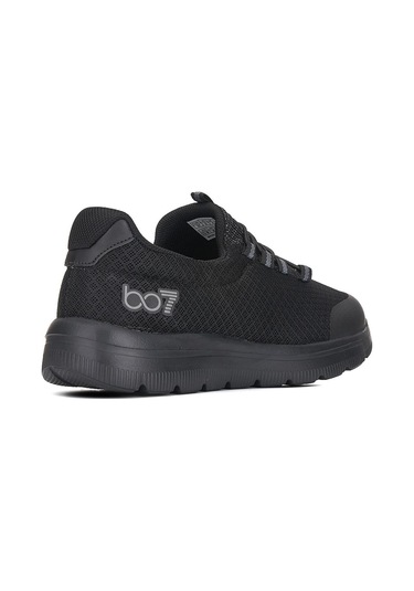 085 Kadın Lastikli Rahat Sneaker Siyah