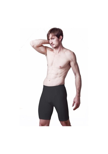 3 Adet Dono Erkek Likralı Uzun Boxer 1150 Siyah