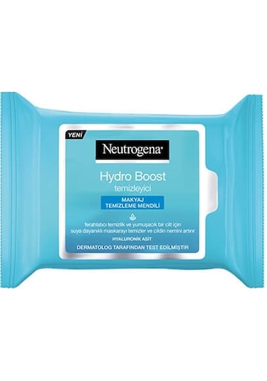 Neutrogena Hydro Boost Makyaj Temizleme Mendili 25'li