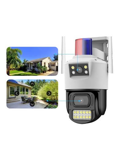 Secumore V380 Su Geçirmez Wifi Çift Kamera Güvenlik Kamerası