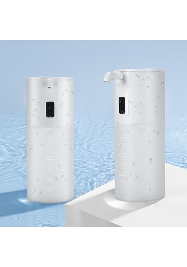 Ximistore9 Beyaz Otomatik Enjeksiyon Köpük Sabun Dağıtıcı 350ml, Dokunsuz Kullanim, Entegre Isik Sensoru, Ev-banyo-mutfak Uygun Pil Yok Beyaz