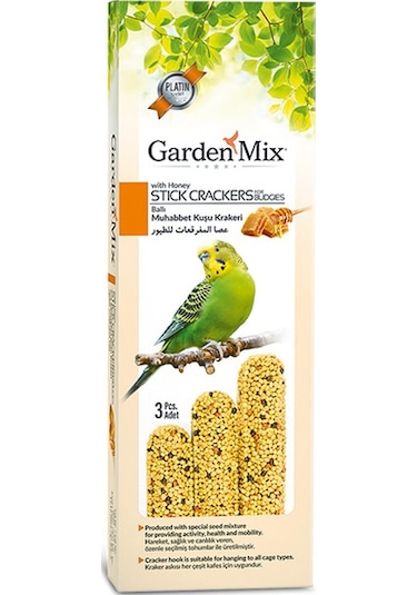 Garden Mix Platin Ballı Kuş Krakeri 3 Adet