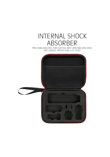 Sones Djı Osmo Pocket 3 Saklama Çantası Cep Kamera El Çantası Siyah Kabuk Siyah İç