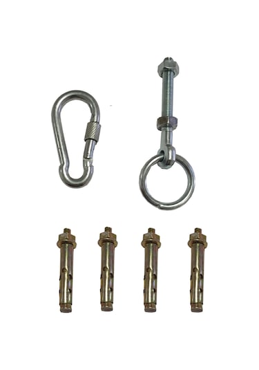 Kum Torbası Askısı Standı Boks Torbası Askı Aparatı Duvar Askısı Kırmızı - Siyah