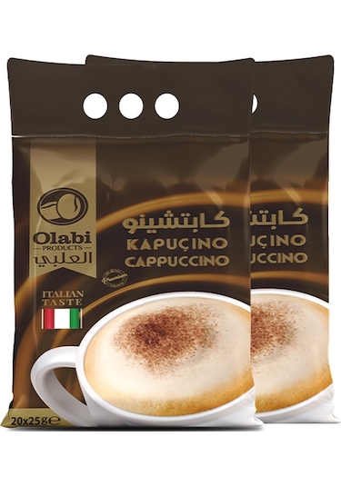 Olabi Çikolatalı Granül Cappuccino Hazır Kahve 20 x 25 G