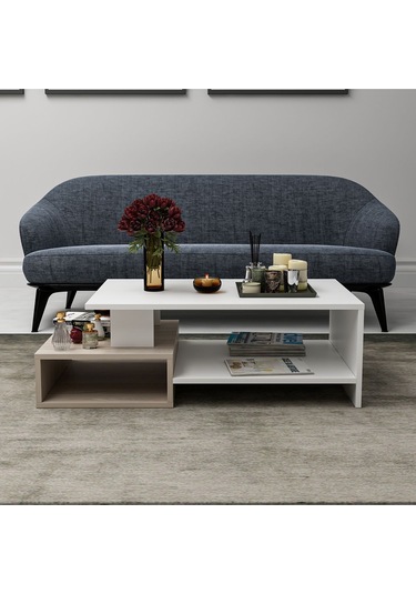 Dux Dekoratif Orta Sehpa Beyaz - Alize