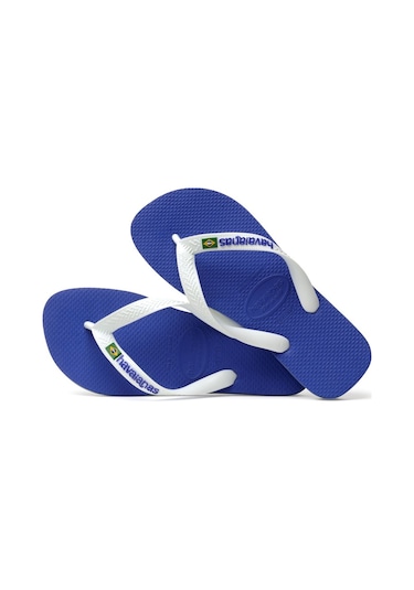 Havaianas Brasıl Logo Erkek Mavi Terlik - 4110850 Mavi