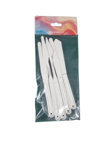 5'li Sanatçı Resim Spatula Seti Profesyonel Doku Ve Karıştırma