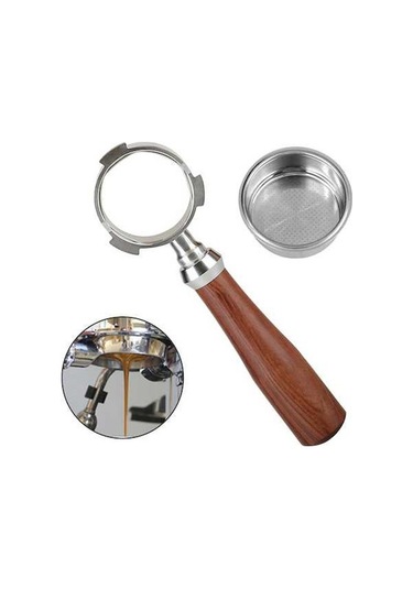 Createtech Delonghi Ec680/ec685 51mm Paslanmaz Çelik Ve Gül Ağacı Portafiltre - Filtre Sepeti Dahil Diğer