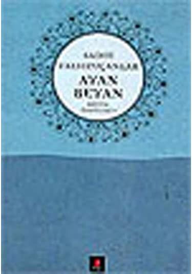 Ayan Beyan - Sadık Yalsızuçanlar - Kapı Yayınları