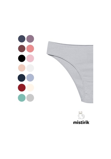 Taranto Model Fitilli Esnek Spor Külot Gri Renk Gri