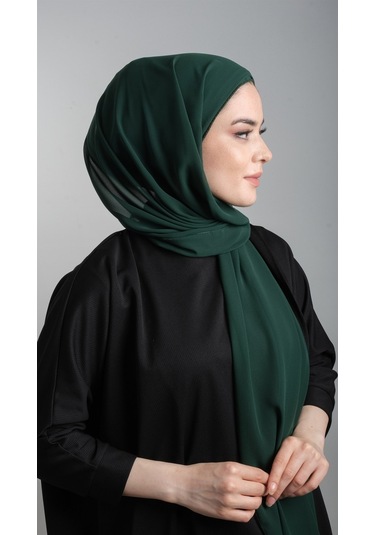 Zümrüt Pratik Hazır Geçmeli Şal Şifon Boru Boneli 3001 37