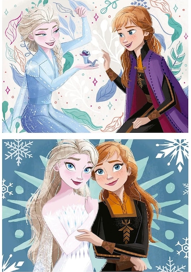 Educa 2x20 Parça Disnet Frozen Puzzle - 19736 - 3-5 Yaş Kız Çocuk 1 Adet