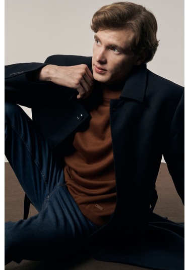 Koyu Lacivert 115 Cm Kaşe Polo Yaka Düz Esnek Garnisiz-biyesiz Comfort Fit Palto 1005245150 Koyu Lacivert Koyu Lacivert 115 Cm Kaşe Polo Yaka Düz Esnek Garnisiz-biyesiz Comfort Fit Palto 1005245150 Koyu Lacivert