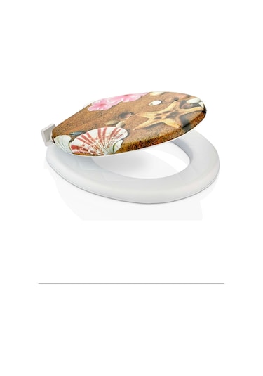 Klozet Kapağı Desenli Royaleks-2092 Çok Renkli