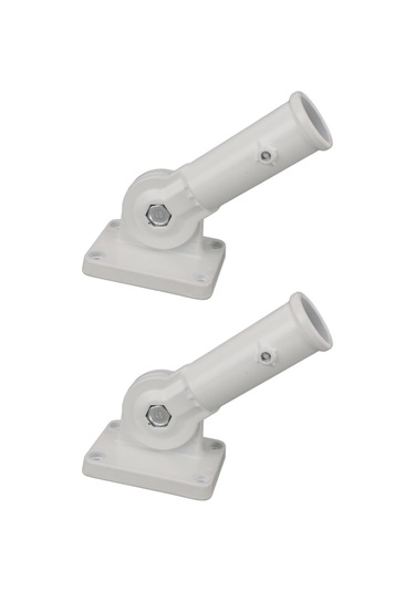 Kangvka Alüminyum Duvarlı Bayrak Direği Tutucu - 180 Derece Açılımlı, Ev/ofis İçin, Dayanıklı Malzeme, Kolay Kurulum