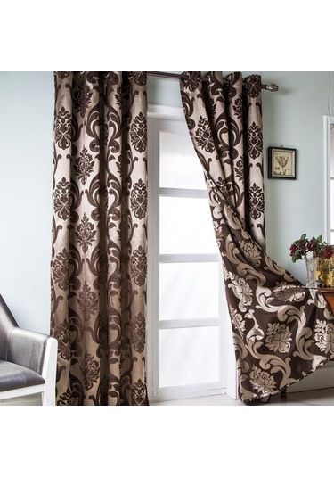 Novahub 1 Adet Jakarlı Gri Perde Balkon Kapısı 40% Yarı Karartma W150cm L200cm Ev Dekor Lozujoju Gri