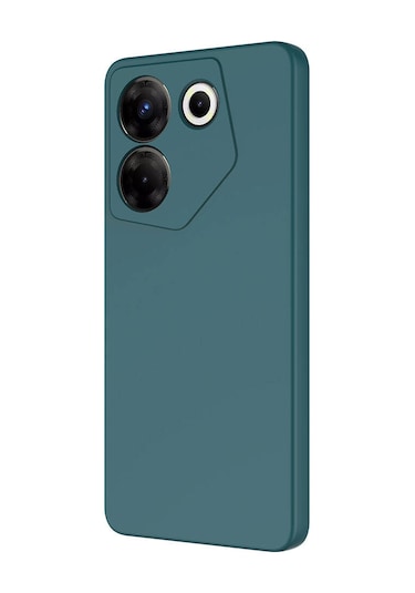 Biriva Home Tecno Camon 20 Pro 5g Kılıf Mara Lansman Kapak - Koyu Yeşil Koyu Yeşil