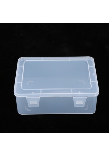 Ximistore9 Pp Malzeme Şeffaf Dikdörtgen Kutusu - Sağlam Kapatma, Toz Koruma, Parça Ve Alet Depolama İçin Kalınlaşmış Kapaklı Kutular Diğer
