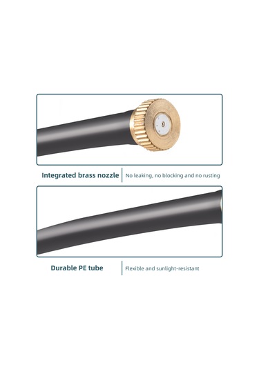 Yunboo Dış Mekan Soğutma Sistemi - 4 Başlıklı Ayaklı Püskürtme Sistemi İle Serinleme Ve Nemlendirme Diğer