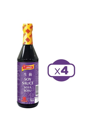 Amoy Soya Sosu 4 x 750 ML