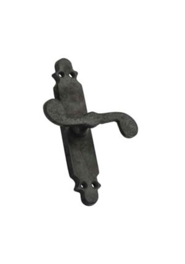 Prinç döküm antik siyah rustik eskitme, ferforje tipi osmanlı tipi mandal sapı pencere kolu HFT03007