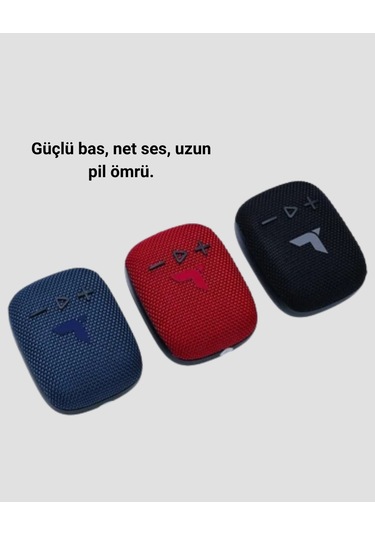 Taşınabilir Bluetooth Hoparlör Suya Dayanıklı Kumaş Kaplama