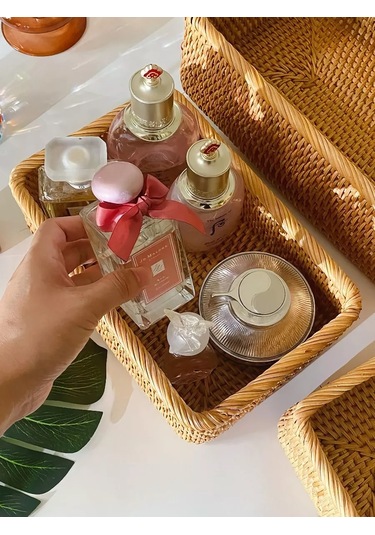 Home Set Meyveler İçin Örgülü Sepet 192893127 Kahverengi