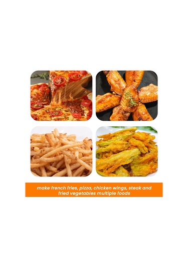 Hava Fritöz Bölme Plakası Kızartma Plakası Buharlama Plakası B Siyah