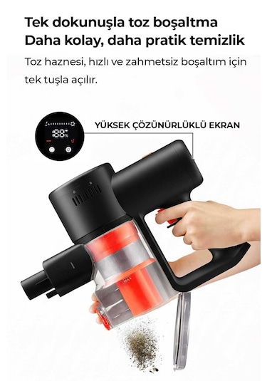 Robo Hiking Şarjlı Dikey Süpürge