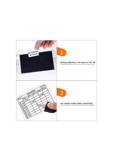 Dofolink Dp30 Serisi İçin Termal Etiket Kağıdı - Düz Dikdörtgen 70mmx80mm 95 Adet/rulman Beyaz Hidrosol Yapışkan 1 Rulo