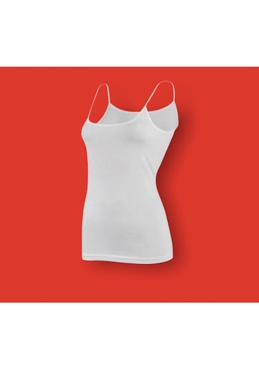 Çamaşırları Ip Askılı %100 Pamuk Kadın Atlet 001