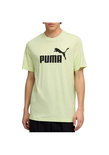 Puma Ess No.1 Logo Tee Yeşil Erkek T-shirt 682533-38