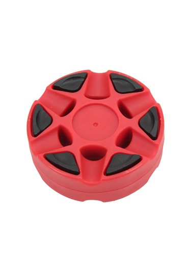 Wezone Plastik Toprak Hokeyi Topu - Yumuşak Kayma, Dayanıklı Malzeme İle Antrenman Ve Yarışmalara Uygun Kırmızı Kırmızı