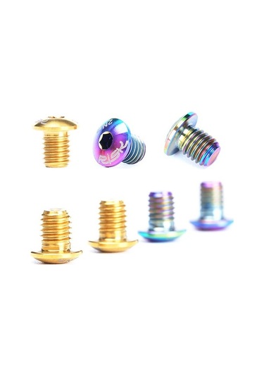 Novahub Titanyum Bisiklet Hidrolik Fren Silindiri Vidaları, 4 Adet Tc4, Bisiklet Fren Silindiri Vida