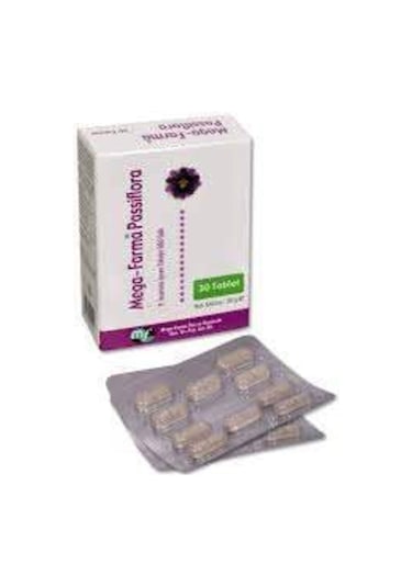 Mega Farma Passiflora 30 Tablet 1 Kutu