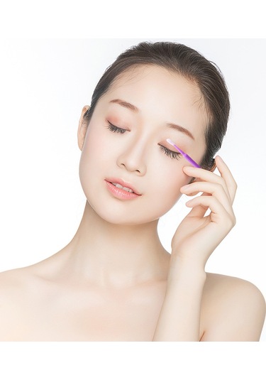 Yifomall Makyaj Temizleme Çubukları - 100 Adet, Mikro Fırça Uçlu, Kaş, Kirpik Ve Dudak Temizliği İçin, Renkli Seçenekler.