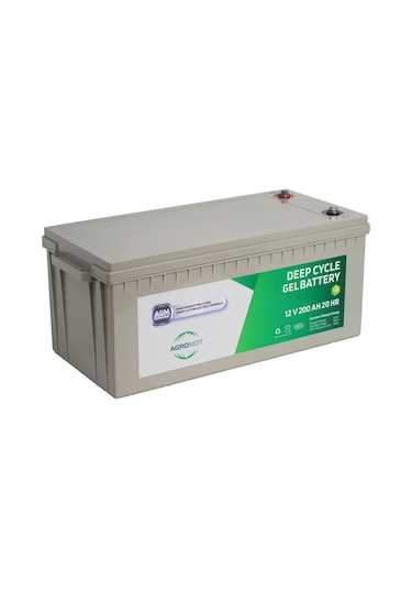 Agromot 12 V 200 Ah Jel Akü Deep Cycle Nano Carbon Agm Battery