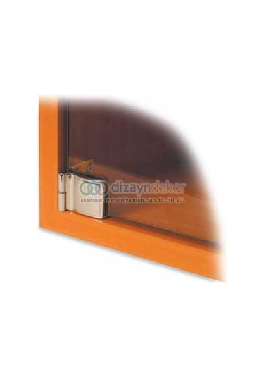 Cam Kapak Menteşesi Maksan Tipi İçten Krom