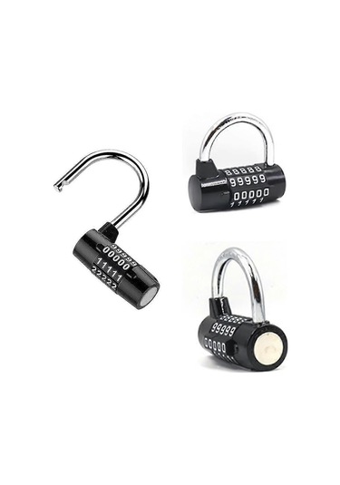 2023 - 5 Haneli Şifreli Kilit, Şifreli Kilit, Dijital Kilit, Kullanımı Kolay Ve Sıfırlanabilir Shikai