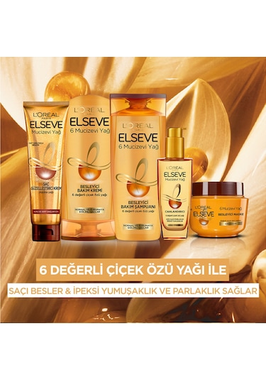 Elseve Mucizevi Yağ Kuru Saçlar için Güzelleştirici Bakım Kremi 150 ML